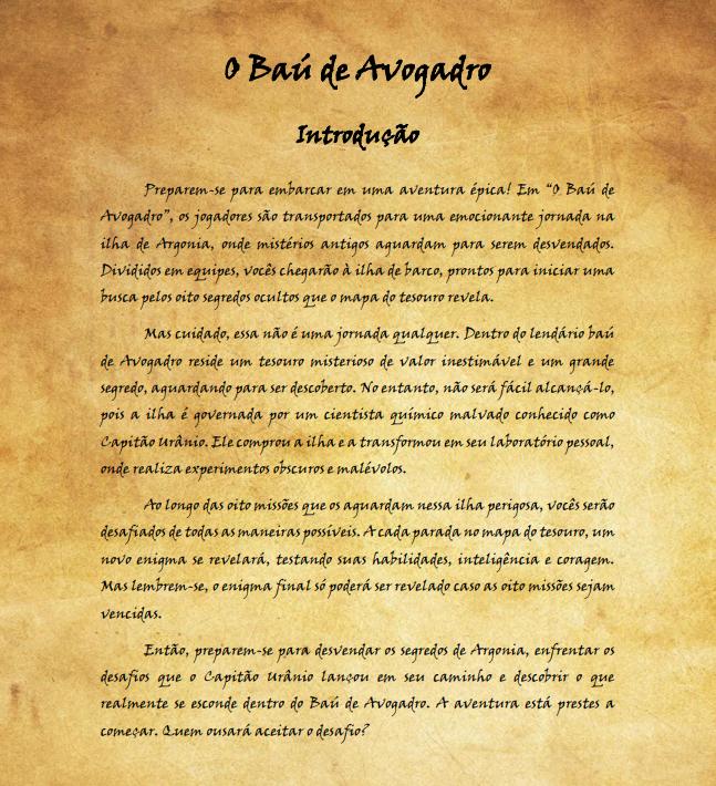 Visual da simulação